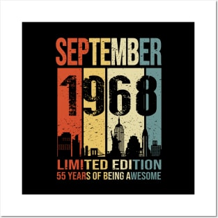 Made In 1963 September 60 Years Of Being Awesome Posters and Art